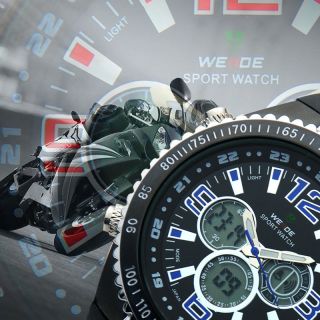   Silicone Men Quartz Sport Wrist Watch relojes de moda multi función