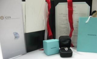 Tiffany & Co PLAT Novo Diamond Engagement Ring H VVS2 1.42CT