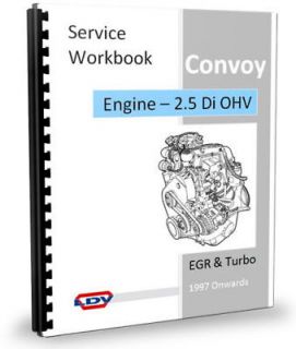 LDV Convoy Van 2.5Di Engine Workshop Service Manual