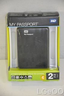   Digital WD My Passport 2 TB USB 3.0 External Hard Drive (Black