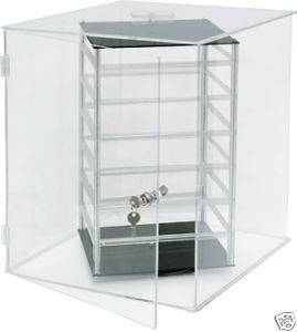 EARRING ROTATING DISPLAY CASE REVOLVING 96 CARDS