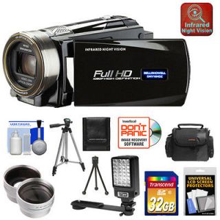 Bell & Howell DNV16HDZ Digital Video Camera Camcorder Kit w/ Night 