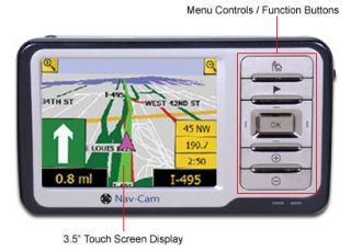   Nav Cam 7000 3.5 Touchscreen GPS  PLAYER PHOTO VIEWER RECHARGEABLE