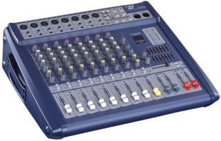   PMX808 8 Channel 600 Watts Digital Powered Stereo Mixer W/DSP DJ Pro