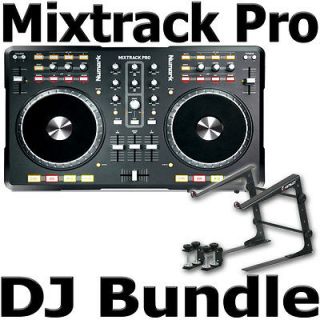 Numark Mixtrack Pro DJ Software Controller + Laptop Stand
