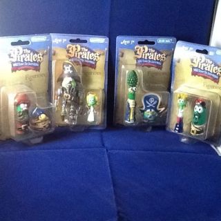   Packs 8 Figures Veggie Tales Pirates Who Dont Do Anything Figures