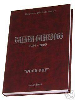 BALKAN GAMEDOGS 1   pit bull terrier book APBT