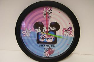 Disney Channel Wall Clock Childs Room Recreation Room Mickey Mouse