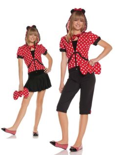 Minnie Miss Mouse Teen Costume By Elegant Moments   Medium/Large 