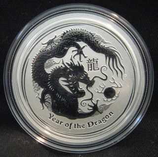   Oz Australian Lunar Year Of The Dragon BU Series II Perth Mint