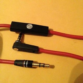 Control Talk Cable for Monster Beats by Dr Dre Headphones Solo Studio 