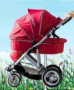 My Duo Bassinet in Red, for Stroll Air Double Twin Stroller