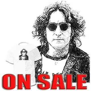   Lennon Beatles T shirt Custom Drawings Are Available ArAvailable