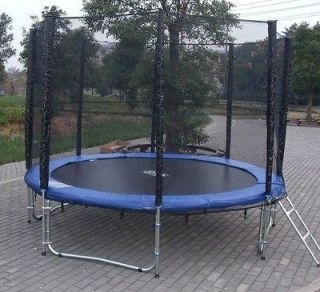 EXACME 10 FT Trampoline w/ safety pad & Enclosure Net ALL IN ONE COMBO