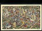 L2620 Heart of Oklahoma City Oklahoma OK Aerial View Postcard