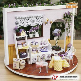   Dollhouse Miniatures DIY Kits Lavender Story Garden Kits CUTE Gift
