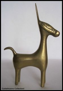 Vintage Brass Donkey Figurine Statuette Miniature 120 gr