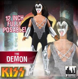 KISS RETRO ACTION FIGURES DOLLS, (Deluxe 12 inch)   Gene Simmons Demon