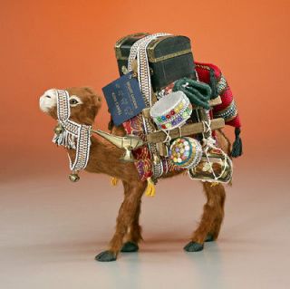 Kings Caravan Camel With Load   Rare Nativity Collectible Competely 