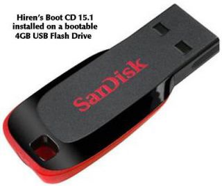   Boot CD 15.1 on 4GB Bootable USB Flash Drive   Repair Your Computer