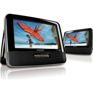PHILIPS PD7012 7 LCD DUAL SCREEN PORTABLE DVD PLAYER