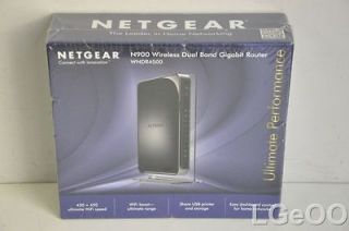 New Netgear WNDR4500 N900 Dual Band Gigabit Wireless Router (Black)