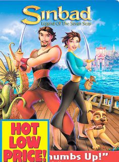 Sinbad Legend of the Seven Seas (DVD, 2004) Animated **NEW**