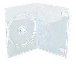 pc SLIM Clear Single DVD Cases 9MM