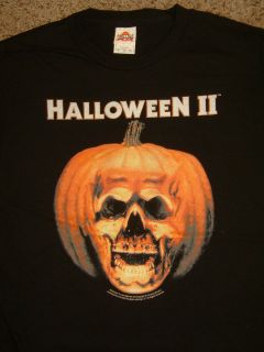 Halloween II 2 Michael Myers Pumpkin Shell Dvd Cover Shirt