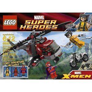 LEGO Wolverine Chopper Showdown 6866 X Men Marvel Legos Building Kit 