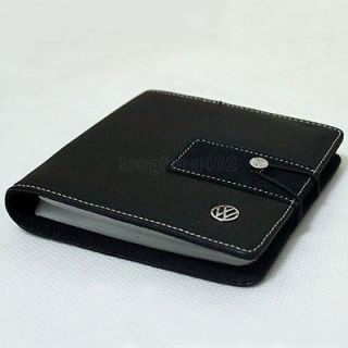   DVD Car VOLKSWAGEN Leather Carry Case Wallet Sleeve Storage Holder Bag