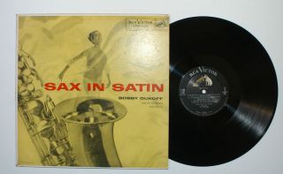 BOBBY DUKOFF Sax In Satin LP RCA VICTOR RECORDS LPM1167 US 1956 VG+