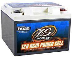 XS Power D925 2000 Amp AGM Power Cell Car Audio Battery + Terminal 