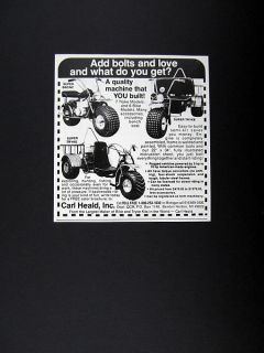 Heald Super Bronc Motor Bike & Tryke Kits 1983 print Ad advertisement