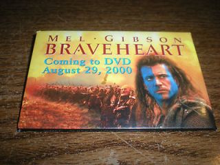 BRAVEHEART   MEL GIBSON   DVD RELEASE PIN