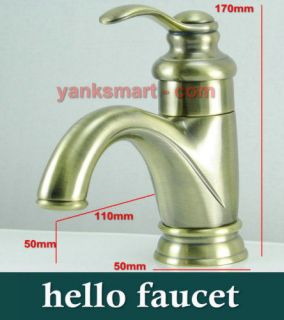 Antique Brass Faucet Kitchen / Bathroom Mixer Tap 9436