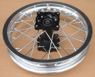 00 12 ALUM Rim Wheel Hub For 110cc 125cc Dirt Bike Bearing Size 6301 