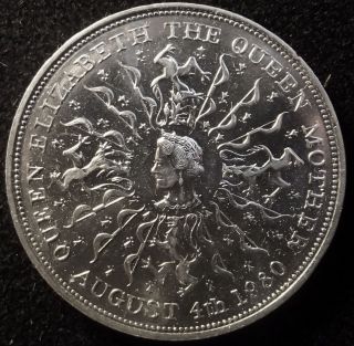   Queen Mother/Mum Elizabeth II Commemorative 25 New Pence Coin Birthday