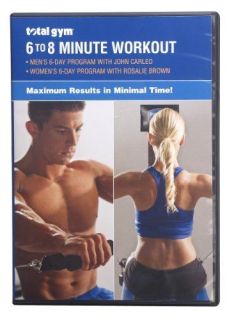Brand New Total Gym 6 8 Minute Workout DVD