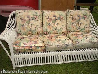 Art Deco Wicker Couch Sofa Antique Treesdale Manor Pittsburg Estate 