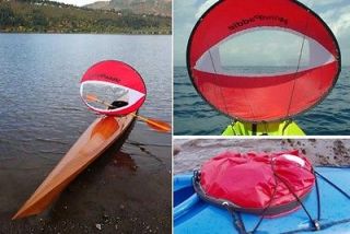 WindPaddle 42 Scout Downwind Popup Canoe Kayak Sail   RED
