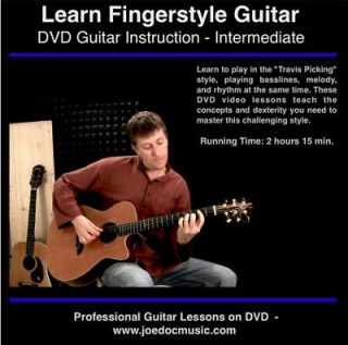 DVD Guitar Lessons Learn Fingerstyle / Finger Picking Video GREAT 