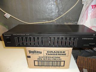 TECHNICS 14 BAND STEREO GRAPHIC EQUALIZER MODEL SH 8017 tested