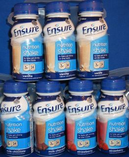 ENSURE complete balanced nutrition protein shake CHOOSE YOUR FLAVOR 