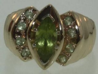 antique peridot ring in Vintage & Antique Jewelry