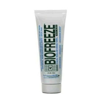 PACK **TWO TUBES** BIOFREEZE PAIN RELIEVING GEL 4 OZ TUBES FRESH