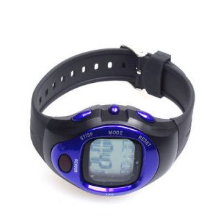   Watch Calorie Counter Pulse Heart Rate Monitor Stop Fitness Watch