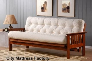   Futon Mattress Solid Cover 9 layer Factory Direct Full/Queen