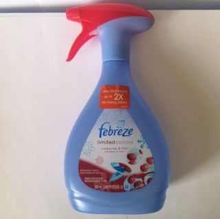 Febreze Fabric Refresher CRANBERRIES & FROST Spray Limited Edition 