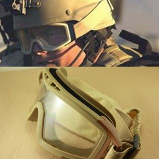 Half Face coverage eyewear Protector Mask Protective Gear airsoft w/3 